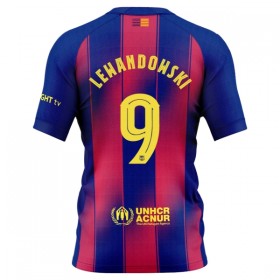 Camiseta de fútbol FC Barcelona Lewandowski 9 1ª equipación 2025-26
